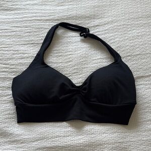 Bombshell Sportswear Black Adjustable Strap Bra